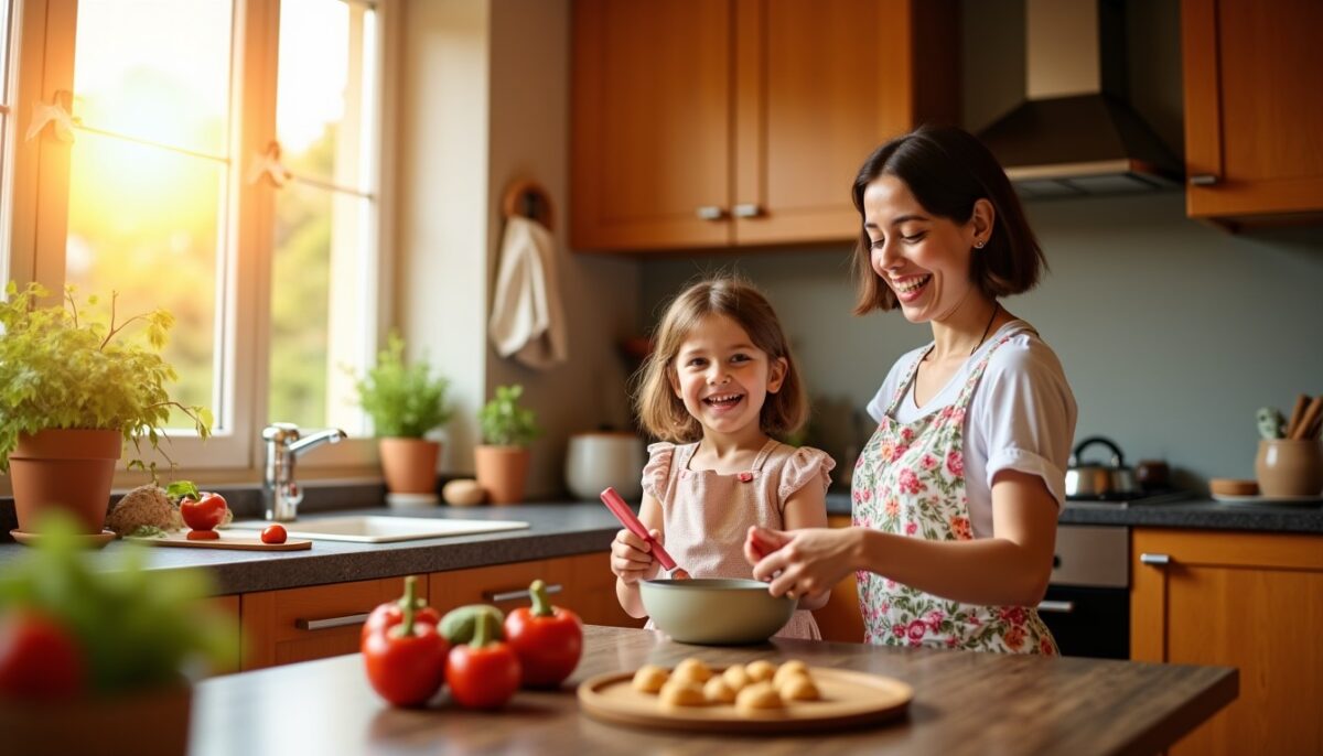 La cuisine : scène vivante des instants précieux en famille